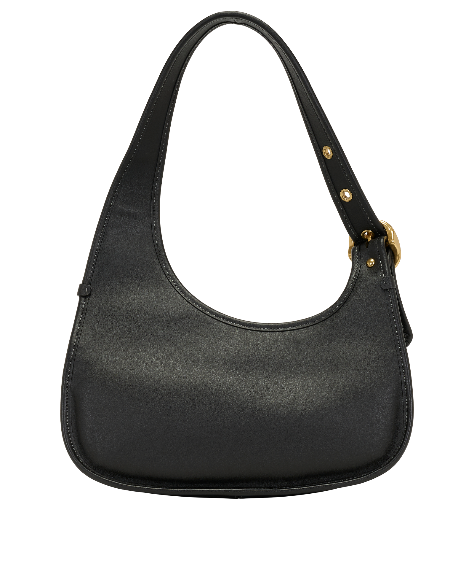 Cashin Carry Crescent Bag, &pound;250, Handbags, Black, Leather, Back view